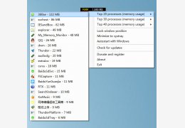 桌面内存监视工具 绿色版_v1.5_32位中文免费软件(248 KB)