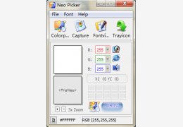 Neo picker（截图/查看字体/取颜色代码） 绿色版_V1.10_32位中文免费软件(373 KB)