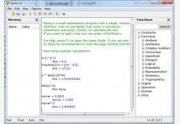 数学公式计算SpeQ Mathematics绿色多国语言版_V3.4 _32位中文免费软件(532 KB)