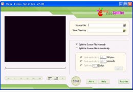 视频分割工具(Easy Video Splitter) 完美绿色版_2.01_32位中文免费软件(1.01 MB)