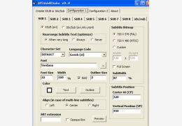 AVIAddXSubs(AVI字幕编辑软件) 绿色版_V9.9_32位中文免费软件(872 KB)