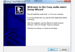 Easy audio mixer 1.0.5_1.0.0_32位英文免费软件(5.8 MB)