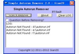 Simple Autorun Remover 2.0_2.0.0.0_32位英文免费软件(15.9 KB)