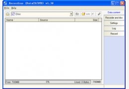 Recordius (DataCD/DVD) 1.36_1.36.0.0_32位英文共享软件(1.73 MB)