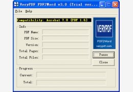 PDF2Word 3.0_3.0.0.0_32位英文共享软件(3.68 MB)