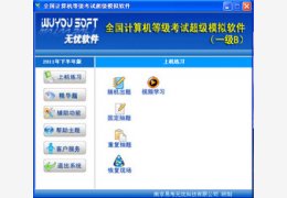 无忧全国计算机等级考试超级模拟软件 一级B_1.0.0.65_32位中文共享软件(42.67 MB)