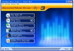 Ashampoo Music Studio 5制作音频全能王_v5.0.6_32位英文共享软件(47.64 MB)