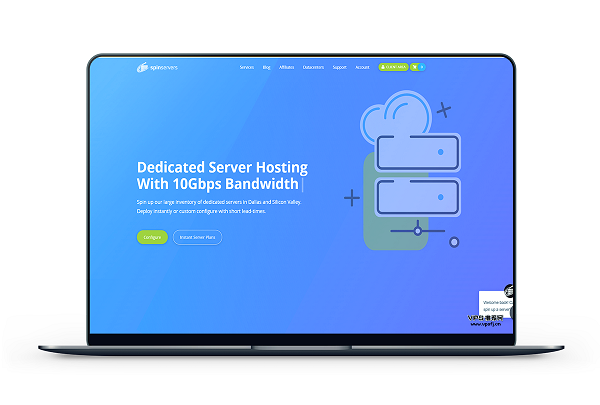 Spinservers - 美国达拉斯E3-32G不限流量,1~10Gbps独享带宽,低至$99/月