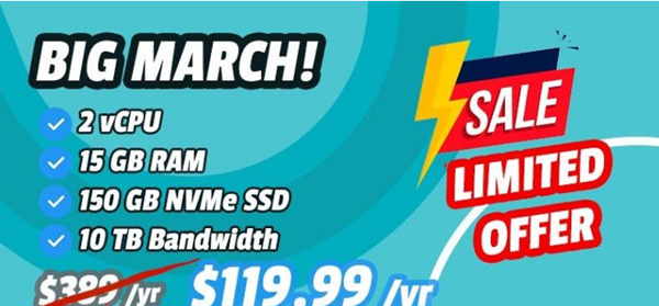 Hostigger土耳其VPS:15G内存/150GB SSD/10TB月流量/1Gbps/119.99美元/年插图 Hostigger土耳其VPS:15G内存/150GB SSD/10TB月流量/1Gbps/119.99美元/年