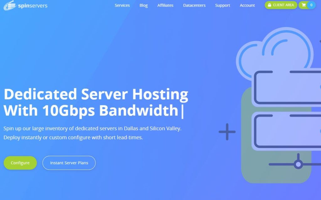 SpinServers:美国服务器,$89/月(E5-2650Lv3*2/64g内存/1.6TSSD/10g带宽),额外有1.26PB大存储服务器