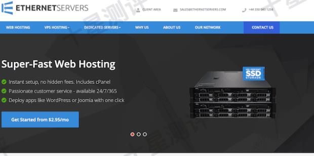 EtherNetServers：美国便宜OpenVZ VPS低至.95/年，1核/1G内存/40G SSD/1T流量