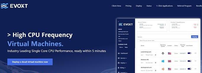 Evoxt香港VPS:250GB月流量,2.99美元/月起,支持支付宝/Paypal