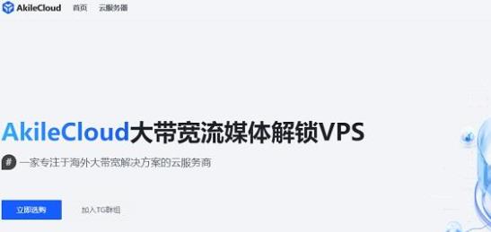 AkileCloud日本VPS:1核512M/5GB SSD/无限流量/100Mbps/23.88元/月