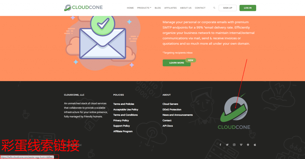 CloudCone 2023复活节隐藏彩蛋解析