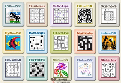 【经典网站】ConceptiSpuzzles:在线逻辑谜题数字游戏