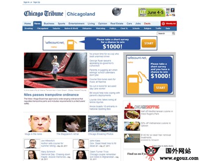 【经典网站】ChicagoTribune:芝加哥论坛报