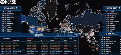 【经典网站】Norse 一个可以实时监控全球黑客攻击动态网站
