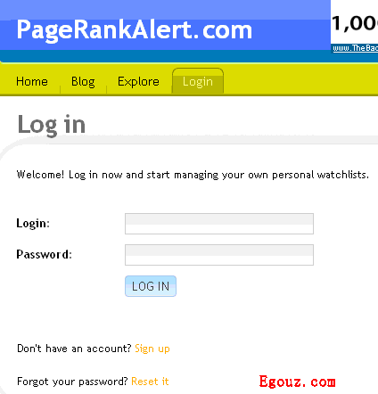 【工具类】PageRankAlert:在线网站PR值监测工具