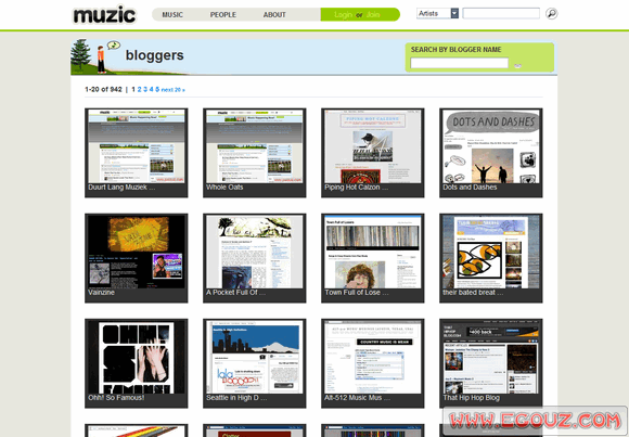 【经典网站】Muzic:在线音乐分享社区