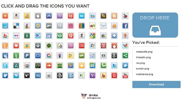 【素材网站】IconToucan:免费ICON图标素材分享网