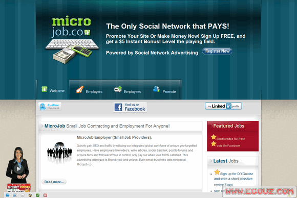 【经典网站】Microjob.co:加拿大社交推广平台