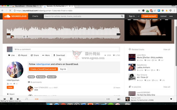 【工具类】SoundDown|从SoundCloud下载免费音乐