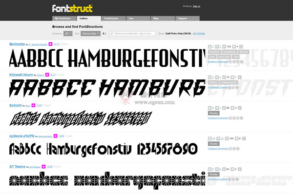【素材网站】FontStruct:在线字体设计共享网
