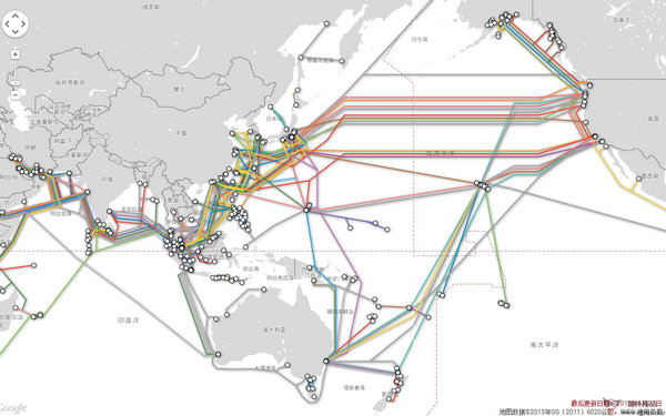 【经典网站】SubmarineCableMap:世界海底光缆分布图
