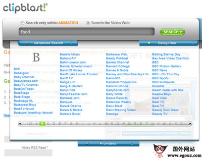 【经典网站】ClipBlast:互联网视频搜索引擎