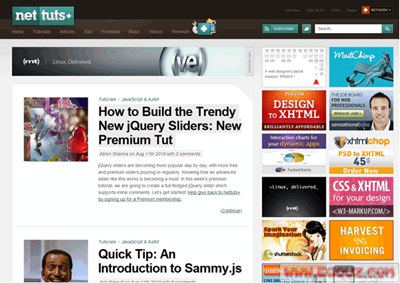 【经典网站】TutsPlus:WEB网站开发教程网