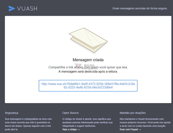 【工具类】Vuash:免费安全信息传送工具