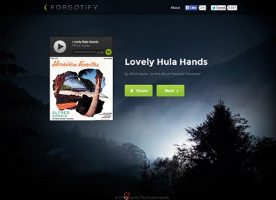 【经典网站】Forgotify:在线音乐发现之旅试听网