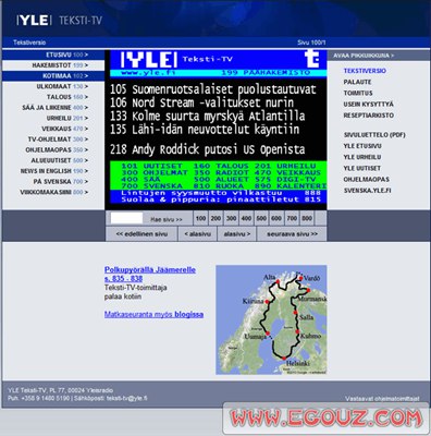 【经典网站】YLE:芬兰广播电视网