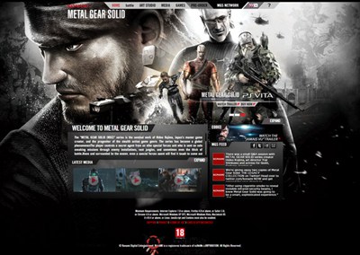 【经典网站】Metal Gear Solid:合金装备5幻痛官网