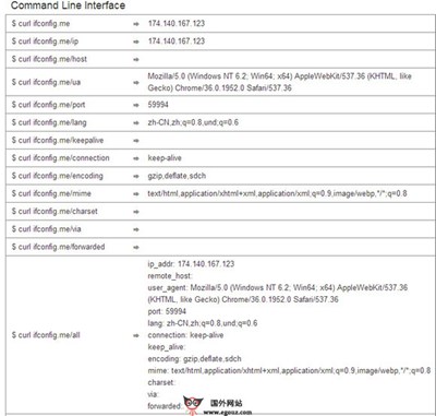 【工具类】iFconfig:在线ip地址检测工具
