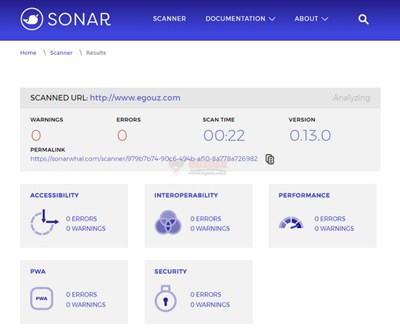 【工具类】Sonar|免费开源网站检测工具