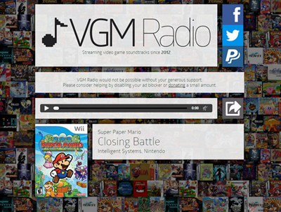 【经典网站】VgmRadio:在线游戏音乐电台