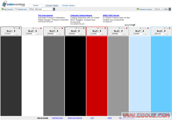 【经典网站】ColorCombos:网站配色美化探测器