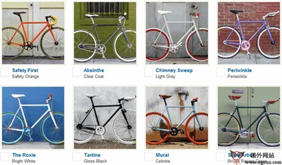 【经典网站】Missionbicycle:自行车定制公司