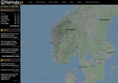 【经典网站】24小时飞行雷达官网：Flightradar24 让你实时跟踪全世界飞行航班