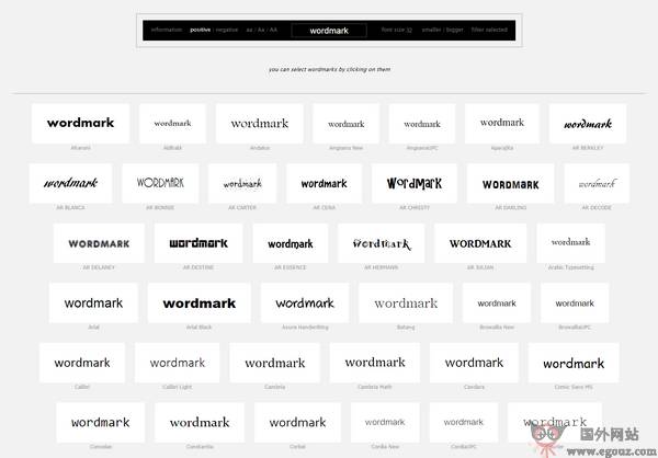 【工具类】WordMark:在线预览本地字体工具