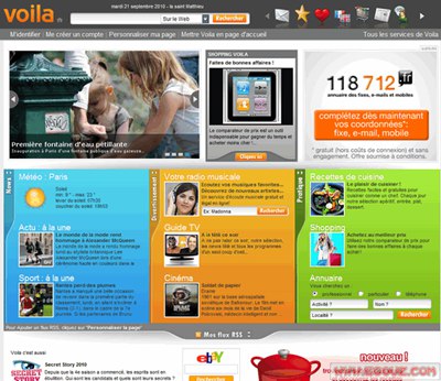 【经典网站】Voila.fr:法国综合门户网