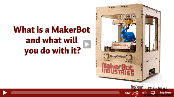 【经典网站】Makerbot:3D打印机官方网站