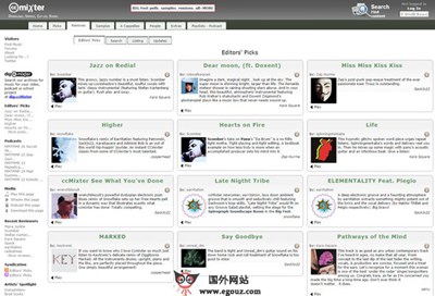 【经典网站】CCmixter:免费CC授权音乐素材网