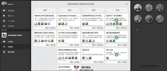 【经典网站】TeamBition:轻量级团队协作任务管理工具