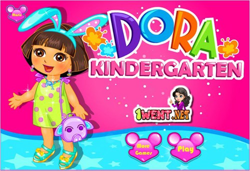 朵拉新学期造型Dora Kindergarten_【益智休闲单机小游戏】(1M)