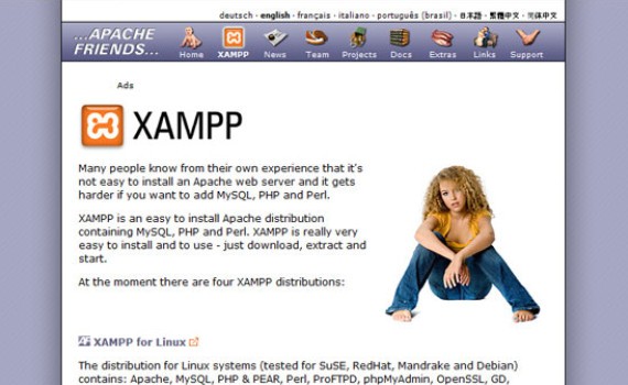 xampp(建站集成软件包)_【服务器Xampp,PHP运行环境】(63.2M)