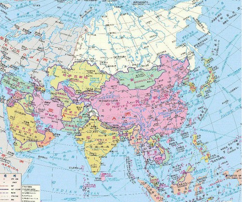 亚洲电子地图_【图像其他亚洲地图】(1.5M)