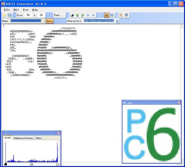 图片转字符画(ASCII Generator)_【图片转换图片转字符画,ASCII Generator】(140KB)