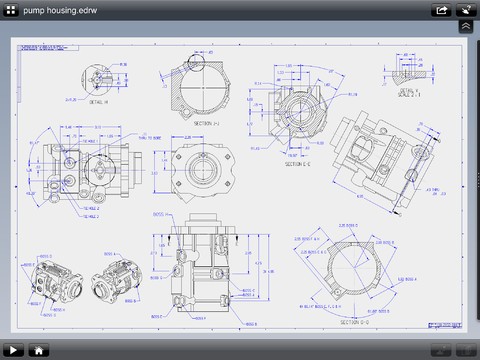 CAD文件查看工具 eDrawings for Mac_【CAD软件Mac,CAD看图】(123KB)